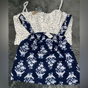 J. Crew XL NEW halter tops VaCaTiOn lot of 2